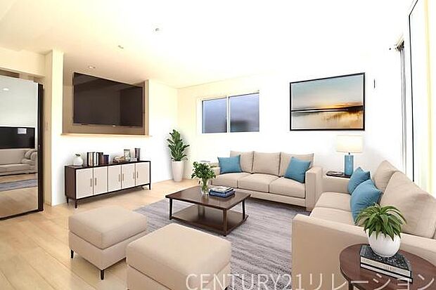 ※本画像は実際の室内写真をもとにCG加工を施しております。現状は家具や家電の配置がされており、空室時に近いイメージ写真となります。