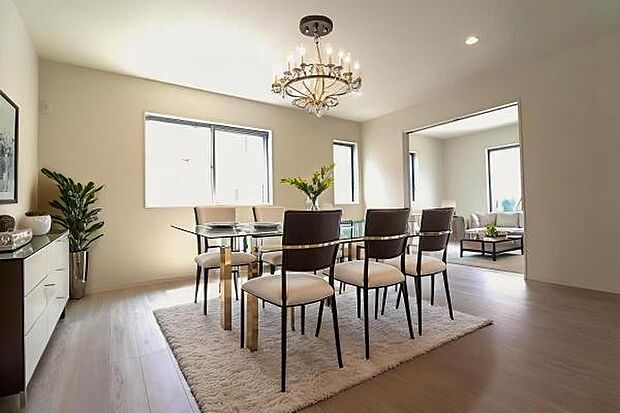 本画像はCGで作成しており、実際に現地に家具は置かれておりません。また価格に家具は含まれておりません。