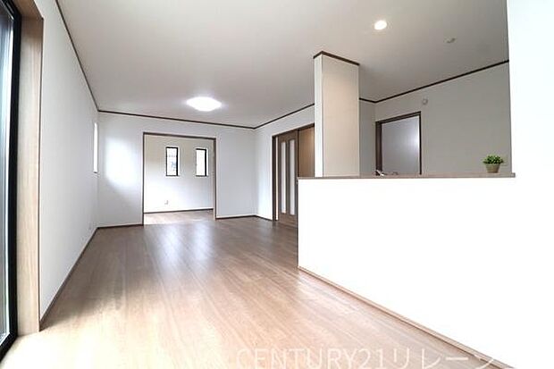 南向きの明るいリビングです。