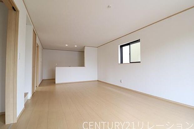 明るいリビングです。