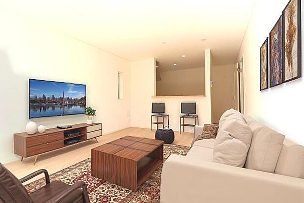 本画像はＣＧで作成しており、実際に現地に家具は置かれておりません。また価格に家具は含まれておりません。