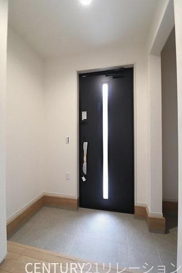 明るい玄関です。