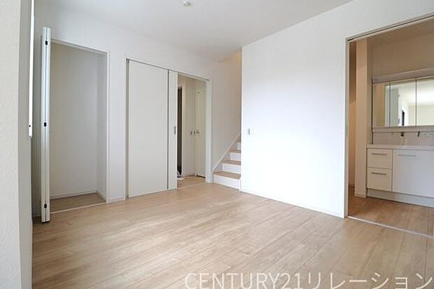 明るいリビングです。