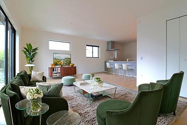 本画像はＣＧで作成しており、実際に現地に家具は置かれておりません。また価格に家具は含まれておりません。