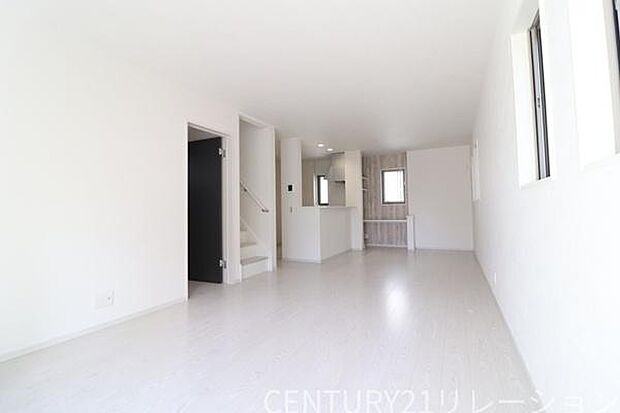 明るいリビングです。