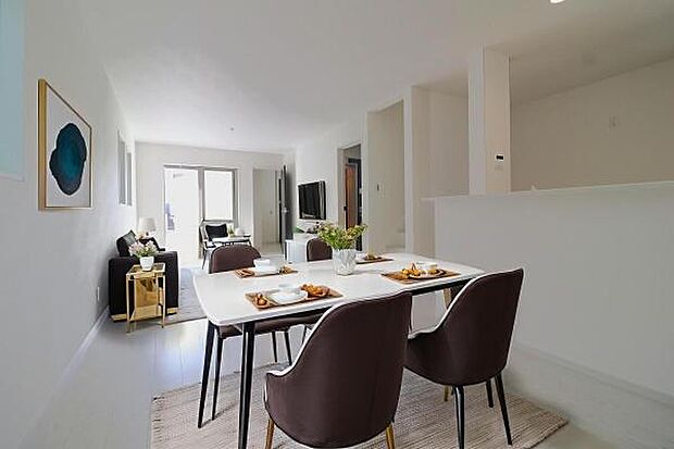 本画像はＣＧで作成しており、実際に現地に家具は置かれておりません。また価格に家具は含まれておりません。