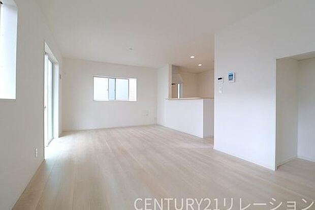 明るいリビングです。