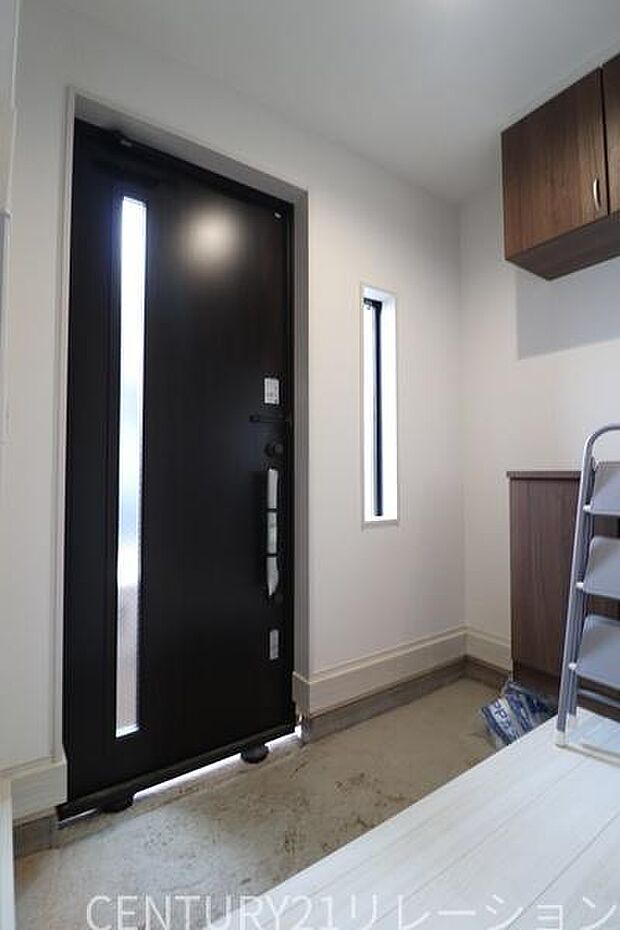 明るい玄関です。