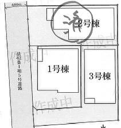 現地平坦なエリアです。