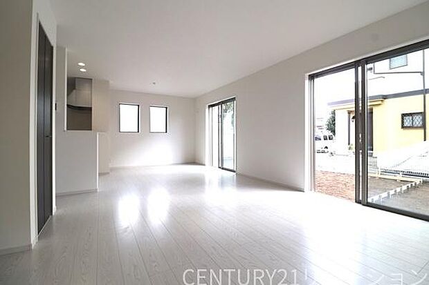 明るいリビングです。