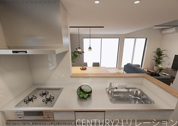 建物内 完成予想イメージパース図