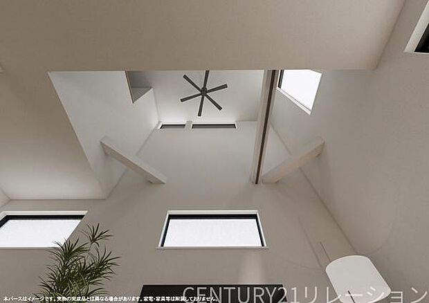 建物内 完成予想イメージパース図