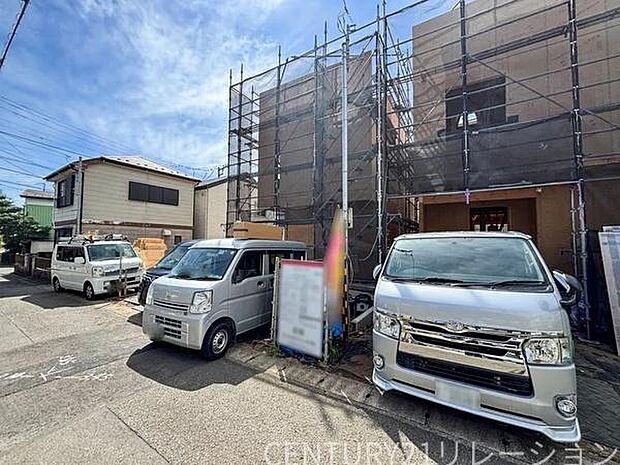 車通りの少ない住宅街です