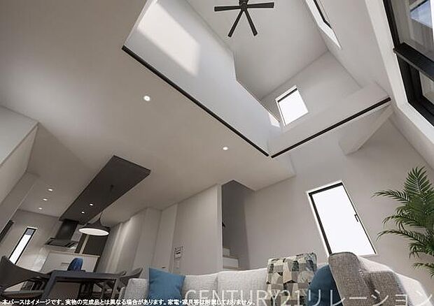 建物内 完成予想イメージパース図