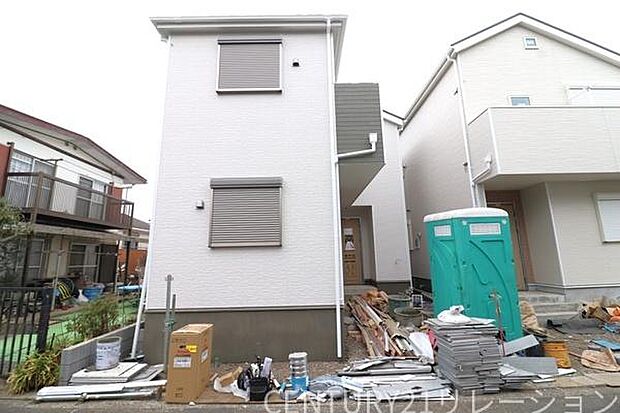 現地外観です。まもなく完成します。