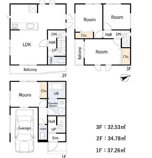 間取り図　4LDK　ZEH水準住宅