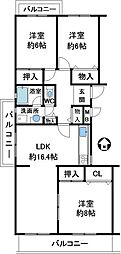 間取図画像 3LDK