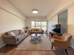 リノベマンション＾＾京成サンコーポ稲毛2号棟 3LDKのリビング/ダイニング