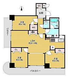 ハイネスプリモール城東 3LDKの間取図画像