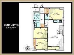 パールハイツ笹塚 3LDKの間取図画像