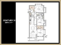 上目黒小川坂ハイツ 3LDKの間取図画像