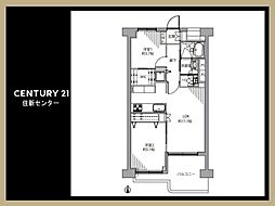 トキワパレス 2LDKの間取図画像