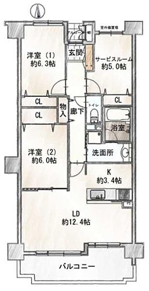 間取り：323000472162