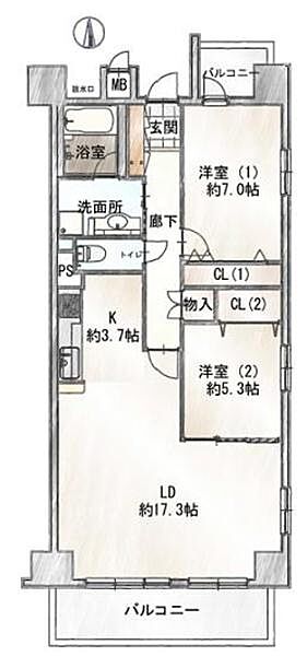 間取り：323000496959