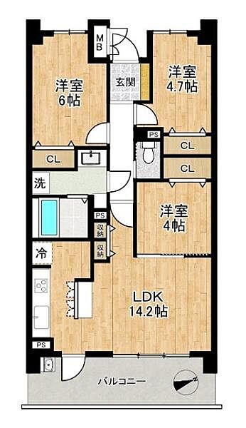 間取り：329000132896