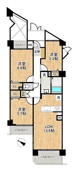 間取り：329000132923