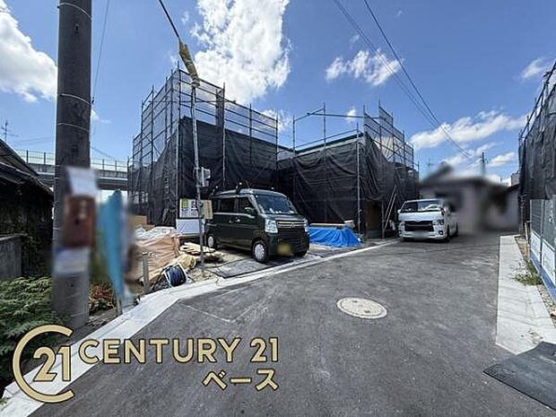 ■現地撮影写真■前面道路は4ｍ！