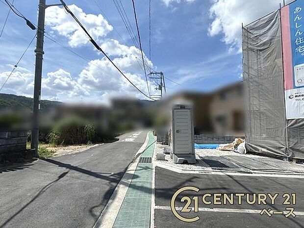 ■現地撮影写真■前面道路は4ｍ以上！