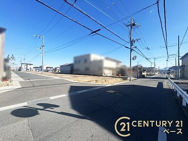■現地撮影写真■前面道路6ｍと開放感溢れる広さです！