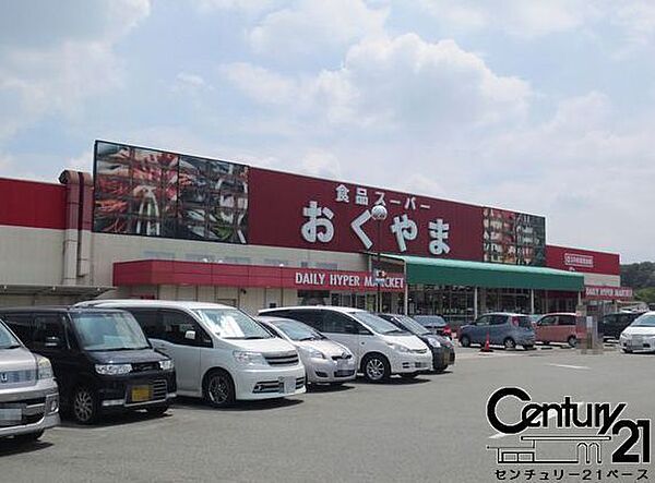 スーパーおくやま上牧店まで1226m