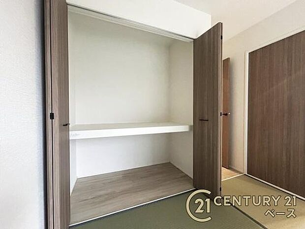 和室にも収納スペース完備!