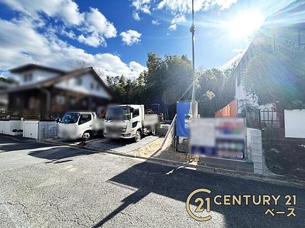 ■現地外観写真■敷地面積約70坪のゆとりのある広さです!