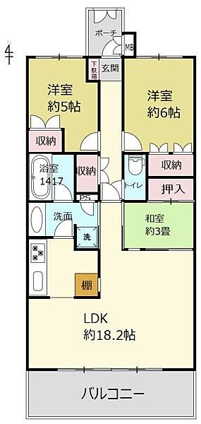 間取り：329000134581
