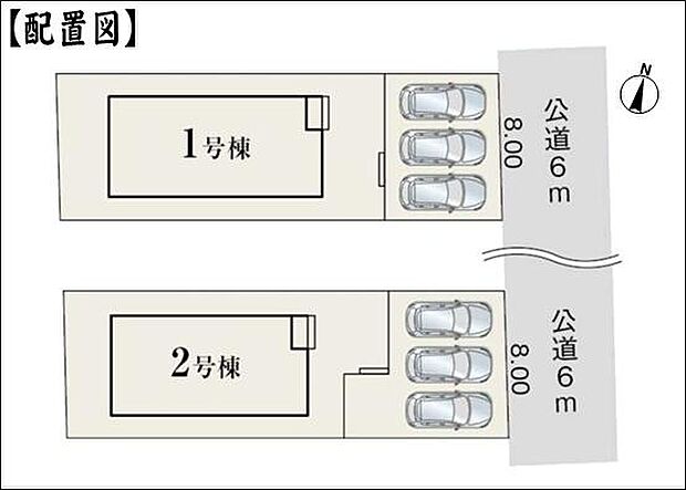 区画図（2号棟）