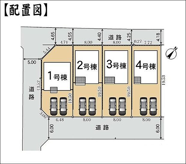 区画図（2号棟）