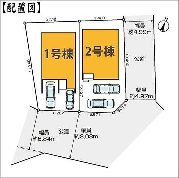 区画図(2号棟)