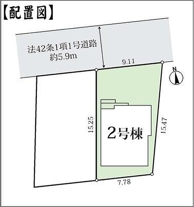 区画図（2号棟）