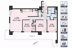 間取図画像 3LDK