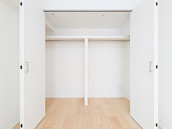 豊富な収納スペース。収納が多いと、お部屋が広く使えます！