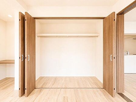 豊富な収納スペース。収納が多いとお部屋が広く使えます!