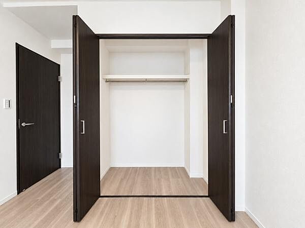 各室収納付きです。これだけ収納があると助かりますね！