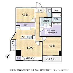 ノーザンレイク米原 3LDKの間取図画像