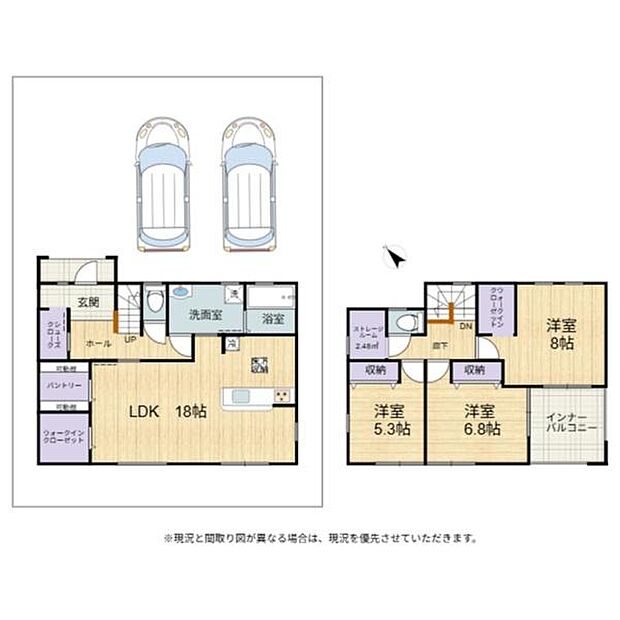 収納が豊富！！3LDK＋2WIC＋ストレージルーム＋パントリー＋SIC