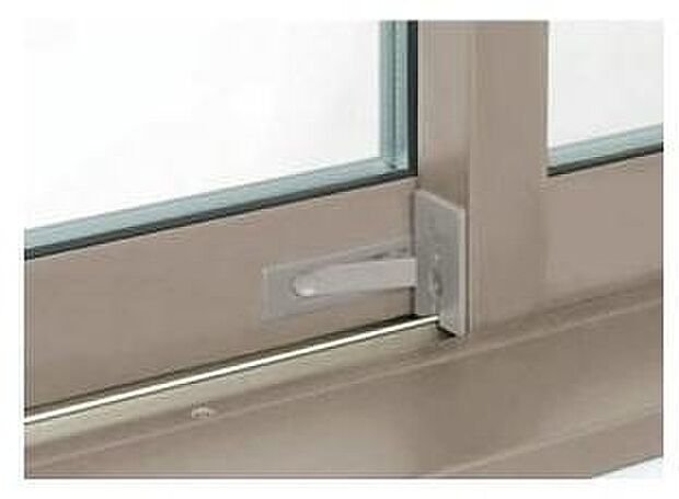 防犯性の高い内鍵付き