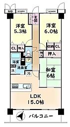 間取図画像 3LDK