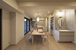 エバーランドシティ新泉北4番館　中古マンション 2LDKのリビング/ダイニング